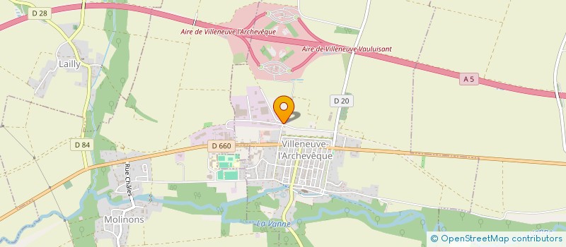 localisation de l'entreprise SCEA DE VAULUISANT à COURGENAY