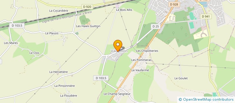 localisation de l'entreprise SCEA DE VAUPILLON à VAUPILLON