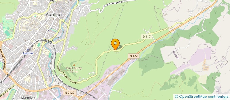 localisation de l'entreprise SCEA DE VEYRAC à AURILLAC