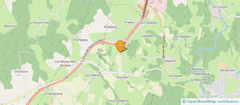 localisation de l'entreprise SCEA DE VEYRINES à MONISTROL-SUR-LOIRE