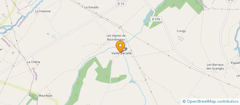 localisation de l'entreprise SCEA DE VIEILLE BARZELLE à POULAINES
