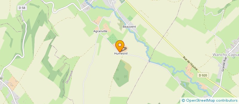 localisation de l'entreprise SCEA DE-VIL  DOUVREND