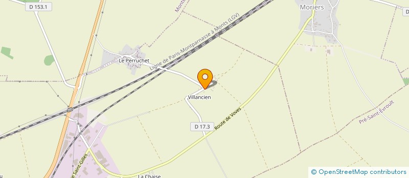 localisation de l'entreprise SCEA DE VILLANCIEN à BONNEVAL