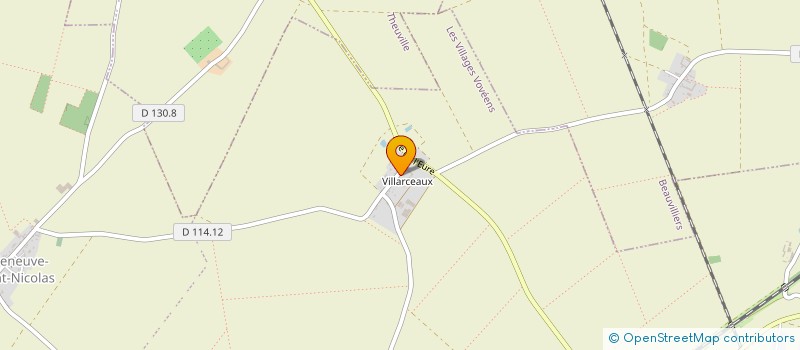 localisation de l'entreprise SCEA DE VILLARCEAUX à LES VILLAGES VOVEENS