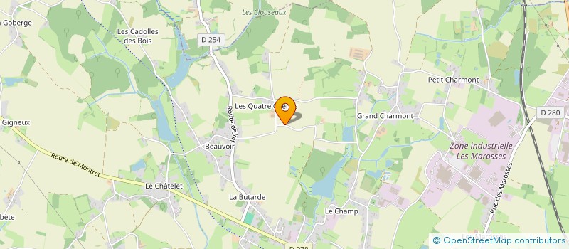 localisation de l'entreprise SCEA DE VILLARET  BANTANGES