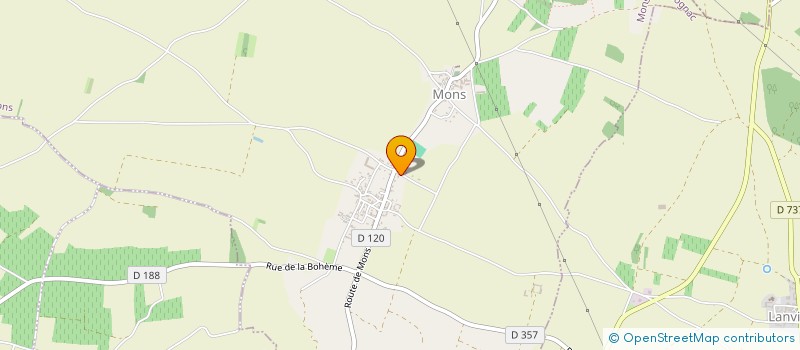 localisation de l'entreprise SCEA DE VILLENEUVE à MONS