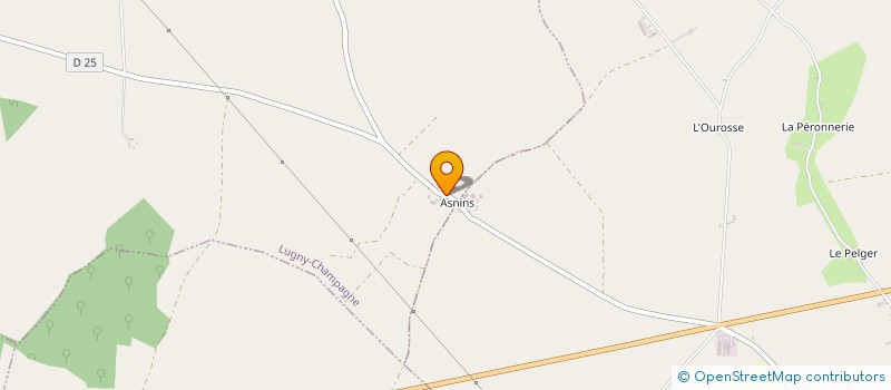 localisation de l'entreprise SCEA DE VILLERET  LUGNY-CHAMPAGNE