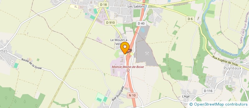 localisation de l'entreprise SCEA DE VILLESSION à NANCLARS