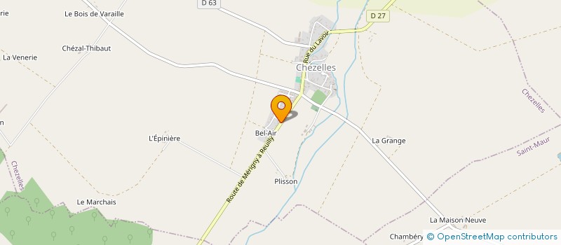 localisation de l'entreprise SCEA DE VILLETROCHE à SOUGE