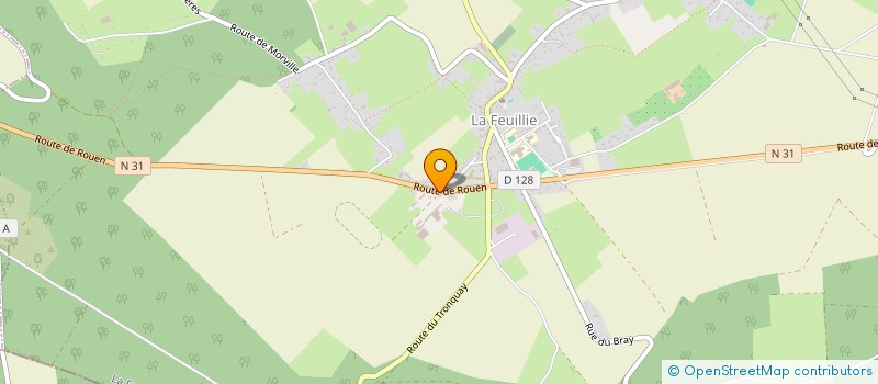 localisation de l'entreprise SCEA DELAHAYE  LA FEUILLIE