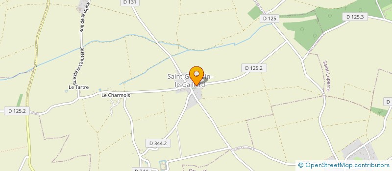 localisation de l'entreprise SCEA DELARSON à SAINT-GERMAIN-LE-GAILLARD