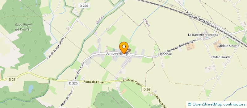 localisation de l'entreprise SCEA DELGRANGE à WULVERDINGHE