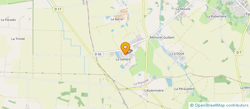 localisation de l'entreprise SCEA DELHOMMEAU HUBERT  LA PLANCHE