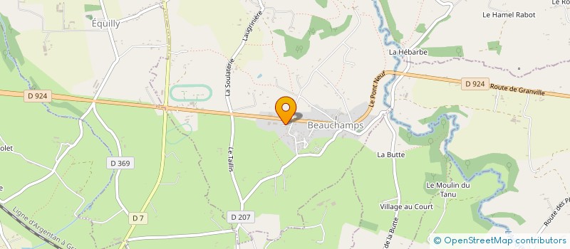 localisation de l'entreprise SCEA DELICES D'AUTREFOIS  SAINT-JEAN-DES-CHAMPS