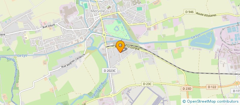localisation de l'entreprise SCEA DELOMMEZ à MERVILLE