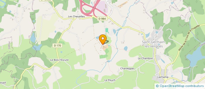 localisation de l'entreprise SCEA DELPY à SAINT-GERMAIN-LES-VERGNES