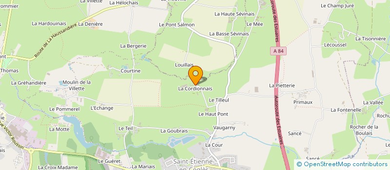 localisation de l'entreprise SCEA DEROYANT à LES PORTES DU COGLAIS