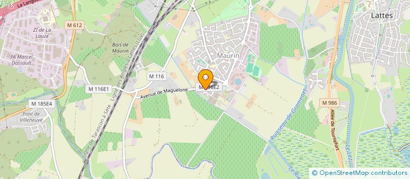 localisation de l'entreprise SCEA DERRIERE LE PUECH à LATTES