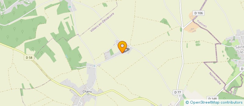 localisation de l'entreprise SCEA DES 2 MAR  VILLIERS-EN-DESUVRE