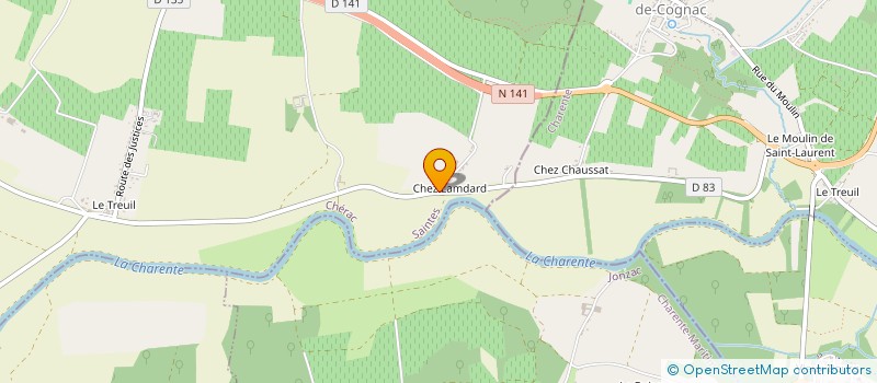 localisation de l'entreprise SCEA DES 3 MOULINS à CHERAC