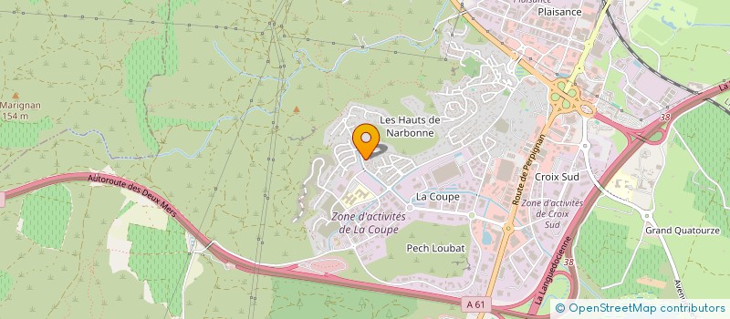 localisation de l'entreprise SCEA DES 3 PLAINES  NARBONNE