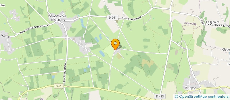 localisation de l'entreprise SCEA DES 4 SAISONS à JULLOUVILLE