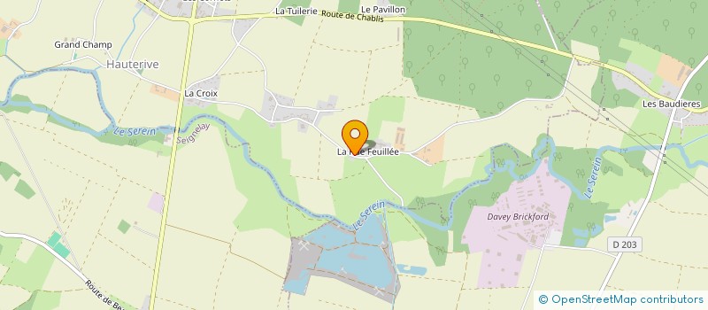 localisation de l'entreprise SCEA DES 80 BESACES à HAUTERIVE