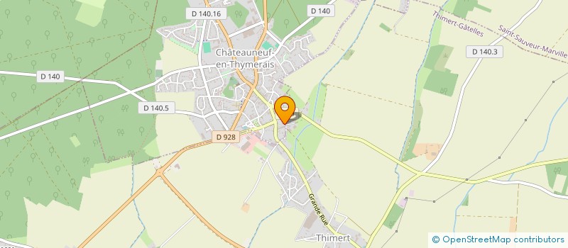 localisation de l'entreprise SCEA DES AILES BLANCHES à CHATEAUNEUF-EN-THYMERAIS