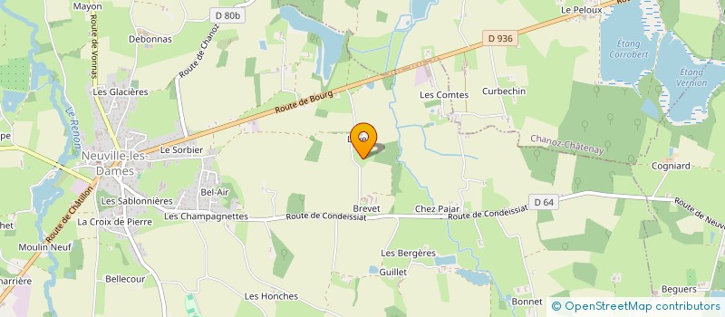 localisation de l'entreprise SCEA DES ALTEAS à NEUVILLE-LES-DAMES