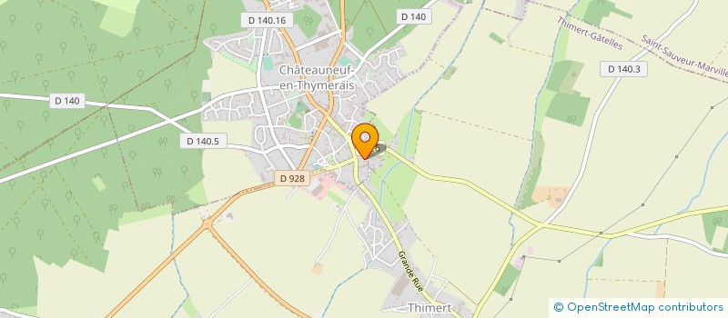 localisation de l'entreprise SCEA DES ARCHERS à CHATEAUNEUF-EN-THYMERAIS