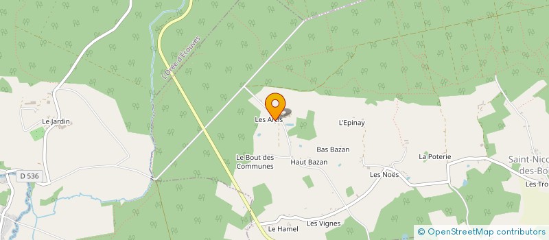 localisation de l'entreprise SCEA DES ARCIS à SAINT-NICOLAS-DES-BOIS
