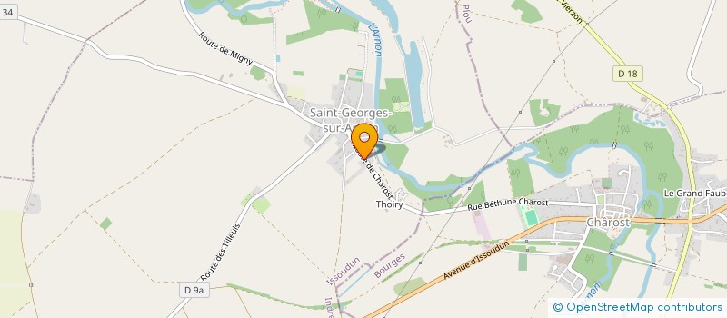 localisation de l'entreprise SCEA DES BARREAUX à SAINT-GEORGES-SUR-ARNON