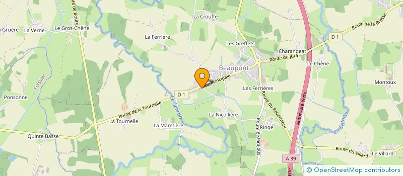 localisation de l'entreprise SCEA DES BLAISOUX  BEAUPONT