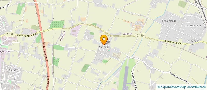 localisation de l'entreprise SCEA DES BLANCHARDS à CHABEUIL