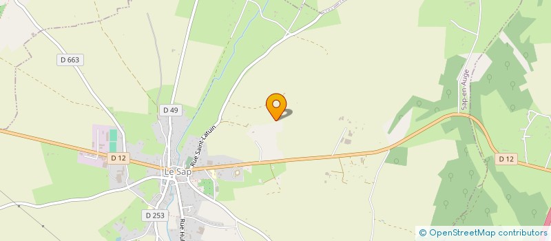 localisation de l'entreprise SCEA DES BLES à SAP-EN-AUGE
