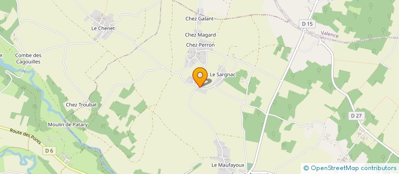 localisation de l'entreprise SCEA DES BLONDEAUX à VAL-DE-BONNIEURE