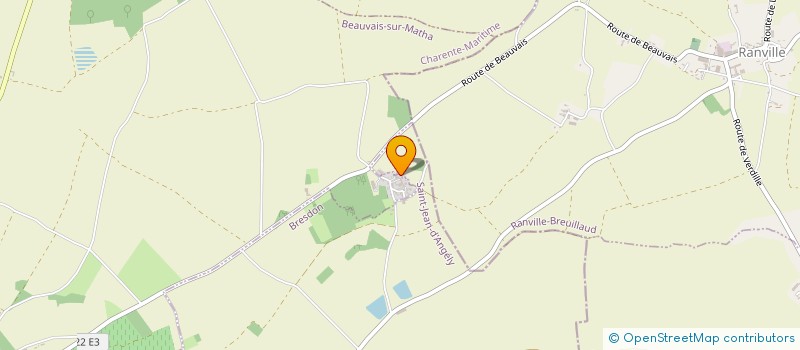 localisation de l'entreprise SCEA DES BOIS  BEAUVAIS-SUR-MATHA