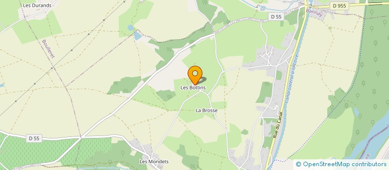 localisation de l'entreprise SCEA DES BOTTINS à BANNAY