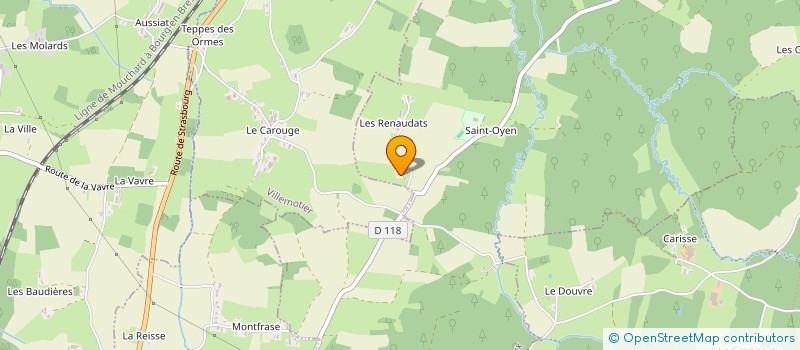 localisation de l'entreprise SCEA DES BRESSANS à COURMANGOUX