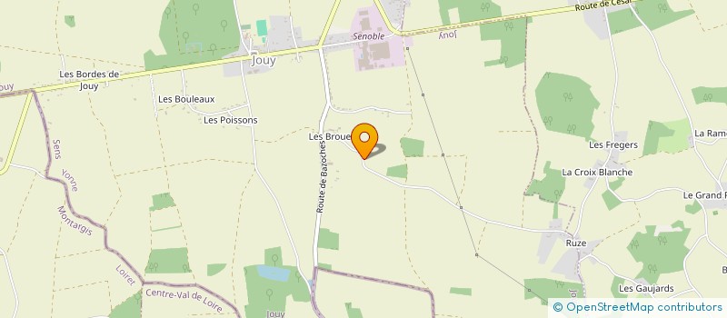 localisation de l'entreprise SCEA DES BROUETS à JOUY