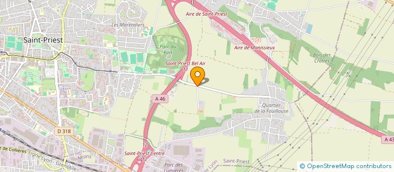 localisation de l'entreprise SCEA DES BRUYERES  SAINT-PRIEST