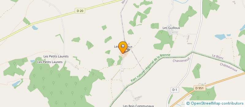 localisation de l'entreprise SCEA DES BRUYERES à NURET-LE-FERRON
