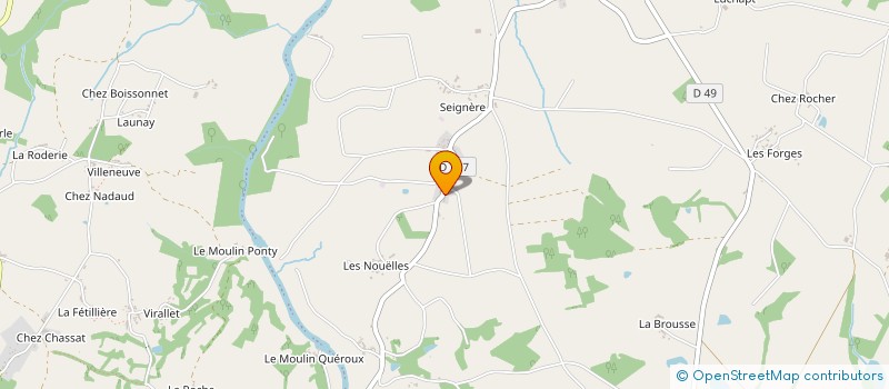 localisation de l'entreprise SCEA DES BUIS à VAL-D'OIRE-ET-GARTEMPE