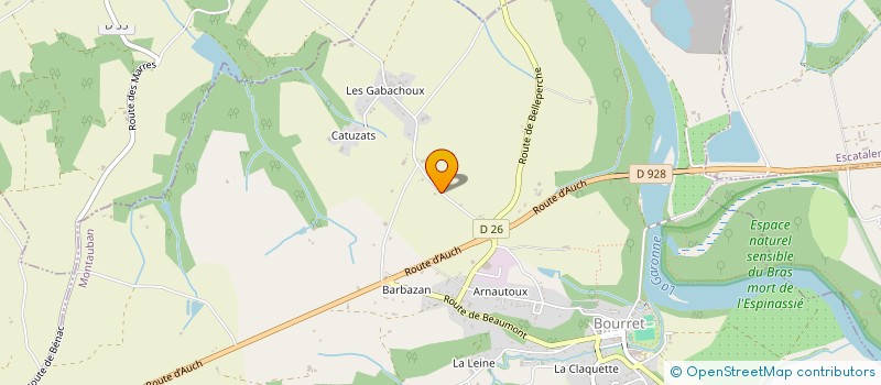 localisation de l'entreprise SCEA DES CAMPS GRANDS  BOURRET