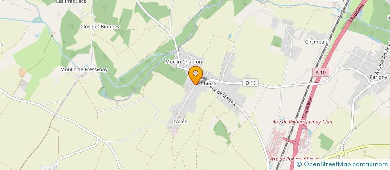 localisation de l'entreprise SCEA DES CHAMPS à JAUNAY-MARIGNY