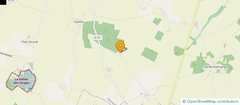 localisation de l'entreprise SCEA DES CHAMPS BLANCS  ROMAGNE