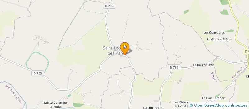 localisation de l'entreprise SCEA DES CHAMPS DE L'EGLISE à SAINT-LEONARD-DES-PARCS