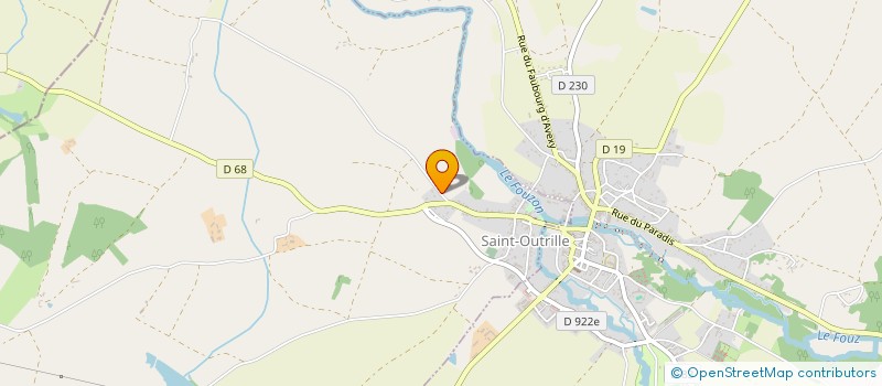 localisation de l'entreprise SCEA DES CHAMPS DU LOUP  SAINT-OUTRILLE