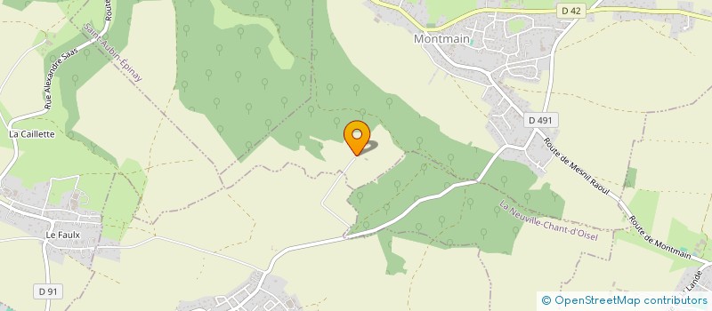 localisation de l'entreprise SCEA DES CHARTREUX  MONTMAIN