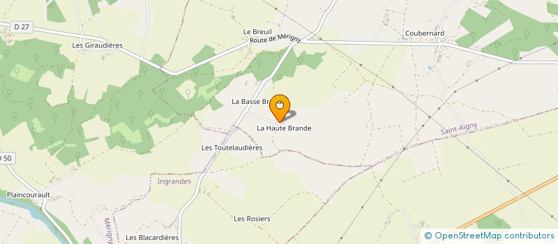 localisation de l'entreprise SCEA DES CHATAIGNIERS à SAINT-AIGNY